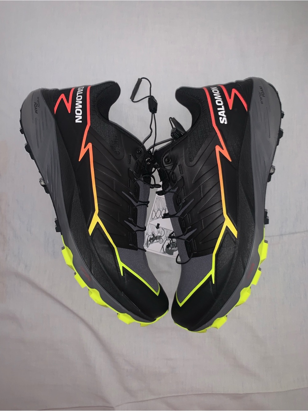 Salomon Thundercross Trail Shoes ‘Black Fiery Coral’ Size: 13 New With Tags